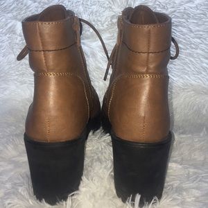 forever Shoes - Forever chunk lace up booties forever Shoes - Forever chunk lace up booties